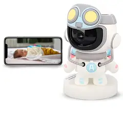 COLME TECHNOLOGY HOME - Cámara De Seguridad Robot Wifi Monitor De Bebé App Yoosee