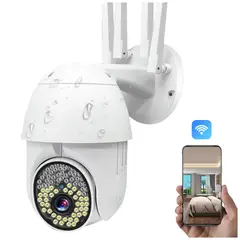 GENERICO - Cámara De Seguridad Exterior Ptz Ip Wifi 1080p V380 Pro Q79