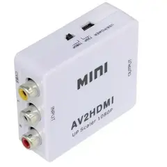 JALTECH - Caja Convertidora Rca A Hdmi B540 Negra 10870