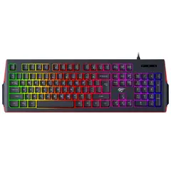 XTECH - TECLADO GAMER HAVIT MEMBRANA RGB USB NYLON FUNCIONES RAPIDAS