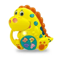 GENERICO - Mini Piano Para Niños Juguete Diseño Dinosaurio Amarillo