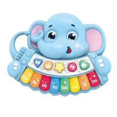 GENERICO - Mini Piano Para Niños Juguete Diseño Elefante Azul