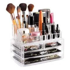 GENERICO - Organizador De Maquillaje 2 Niveles