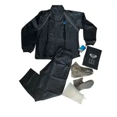 INDUCASCOS - Traje Impermeable Motociclista Chaqueta Pantalon Obsequio Botas