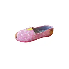 100 - Zapatillas Con Estampado Rosa