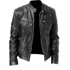 UBMD - Chaqueta Cuerotex Negro Urbenmood JH907 Hombre