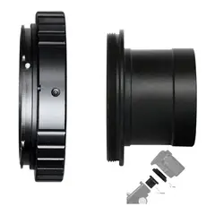 GENERICO - Anillo Adaptador Telescopio 125 + T- Montaje Camara Nik