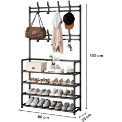 GENERICO - Organizador de zapatos con perchero 5 niveles