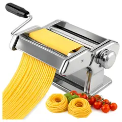 GENERICO - Maquina Para Pasta En Acero Inoxidable 3 En 1 Manual