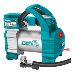 TOTAL - Compresor de aire Mini Para Carro 12v 140psi