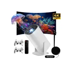 INNOVA - Proyector Smart P30 Max Pro 4k Android 11 2 Controles + Base Ajustable