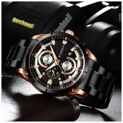 CURREN - Reloj 8360 Cronógrafo Para Hombre - Negro
