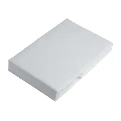 CARESTINO - Sábanas 300 Hilos Para Cuna Corral de 70x104cm Blanco