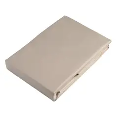 CARESTINO - Sábanas 300 Hilos Para Cuna Corral de 70x104cm Beige