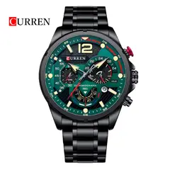 CURREN - Reloj 8395 Cronógrafo Para Hombre - Pavonado
