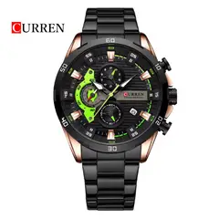 Curren - Reloj Cronógrafo 8402 Para Hombre - Negro