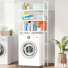GENERICO - Mueble Organizador Lavadora 3 Niveles Estante Multiusos Resistente
