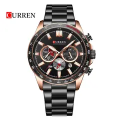 CURREN - Reloj Cronógrafo 8418 Para Hombre - Negro