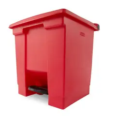 RUBBERMAID - Papelera de Pedal 30 litros Roja FG614300RED