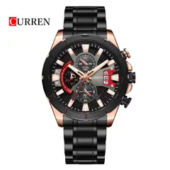CURREN - Reloj Cronografo 8401 Para Hombre - Negro