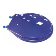 GENERICO - Tapa Asiento Sanitario Azul Cobalto Redondo Universal