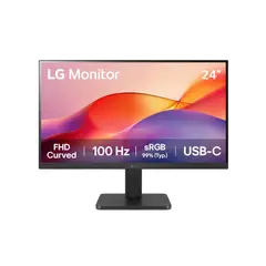 LG - Monitor 24 Curvo FHD con USB-C 100Hz