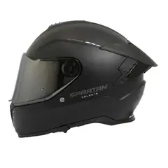 SPARTAN - Casco Hawk Evo Titan Gafas Internas Negro Talla L