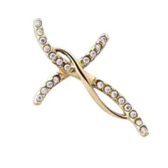 GLEAM GOLD - Dije Charm Unisex Cruz Liana en Oro Laminado 18K