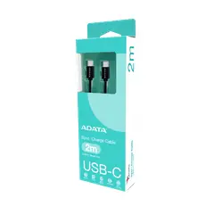 ADATA - Cable USB-C a USB-C 2 mtr 100W PD/QC Negro