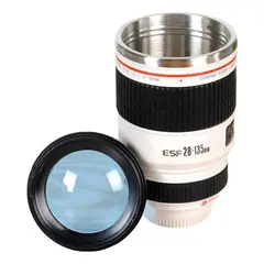 GENERICO - Vaso Mug Termo Taza Lente De Camara Canon 28-135mm
