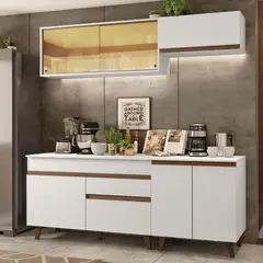 MADESA - Cocina Integral Reims 1.90 m con Encimera Blanco 01