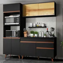 MADESA - Cocina Integral Reims 1.90 m con Encimera Negro 02