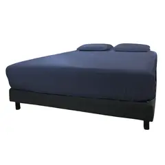 GENERICO - FORRO COLCHON DE CAMA QUEEN SUAVIPLAST C4 AZUL OSCURO