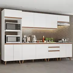 MADESA - Cocina Integral Reims 3.20 m con Encimera Blanco 02