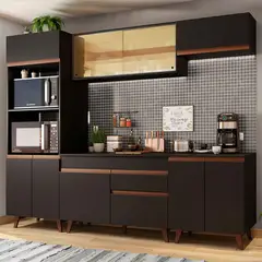 MADESA - Cocina Integral Reims 2.60 m con Encimera Negro 02