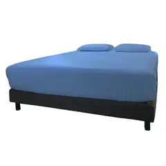GENERICO - FORRO COLCHON DE CAMA QUEEN SUAVIPLAST C4 AZUL FRANCÉS