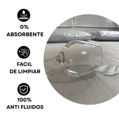 GENERICO - FORRO COLCHON DE CAMA SENCILLA PLASTITEX C6 AZUL OSCURO