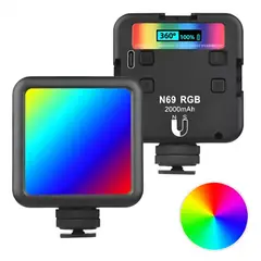 COLME TECHNOLOGY HOME - Mini Lampara Led Rgb Portátil Iluminación De Video Live N69