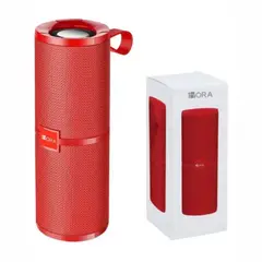 1HORA - Bocina bluetooth portátil BOC060 color rojo