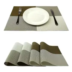 AFM - Manteles Individuales Para Mesa Comedor X 2 Lavables