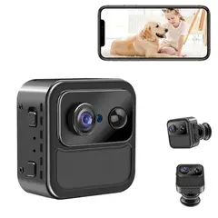AMERICAN GENERICS - Mini Cámara Espía Visión Nocturna Y Detección De Movimiento 4K Wifi