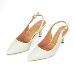 VIZZANO - TACON MEDIO SNAKE MARFIL