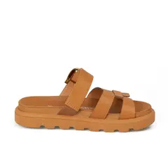 VIZZANO - SANDALIA PLANA CAMEL DORADO