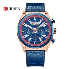 CURREN - Reloj Cronografo 8392 Para Hombre - Oro rosa