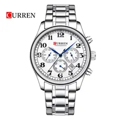 CURREN - Reloj Cronografo 8466 Para Hombre - Blanco