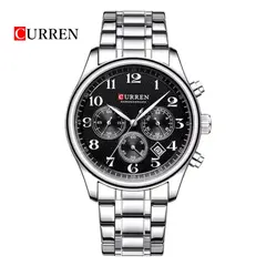CURREN - Reloj Cronografo 8466 Para Hombre - Negro