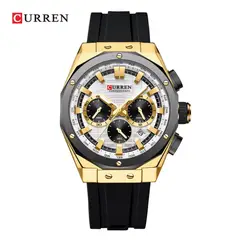 CURREN - Reloj Cronografo 8464 Elegante - Blanco