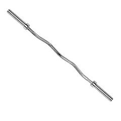 K6 - Barra Olimpica Z Pesas Gimnasio Semi Profesional 120 Cm