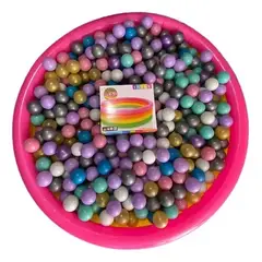 INTEX - Piscina Inflable 147 cm x 33 cm + 300 Pelotas Pastel + Inflador