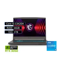 MSI - PORTATIL GAMER THIN 15 Intel Core i5 13420H 16GB RAM 1TB SSD RTX 3050 15.6″